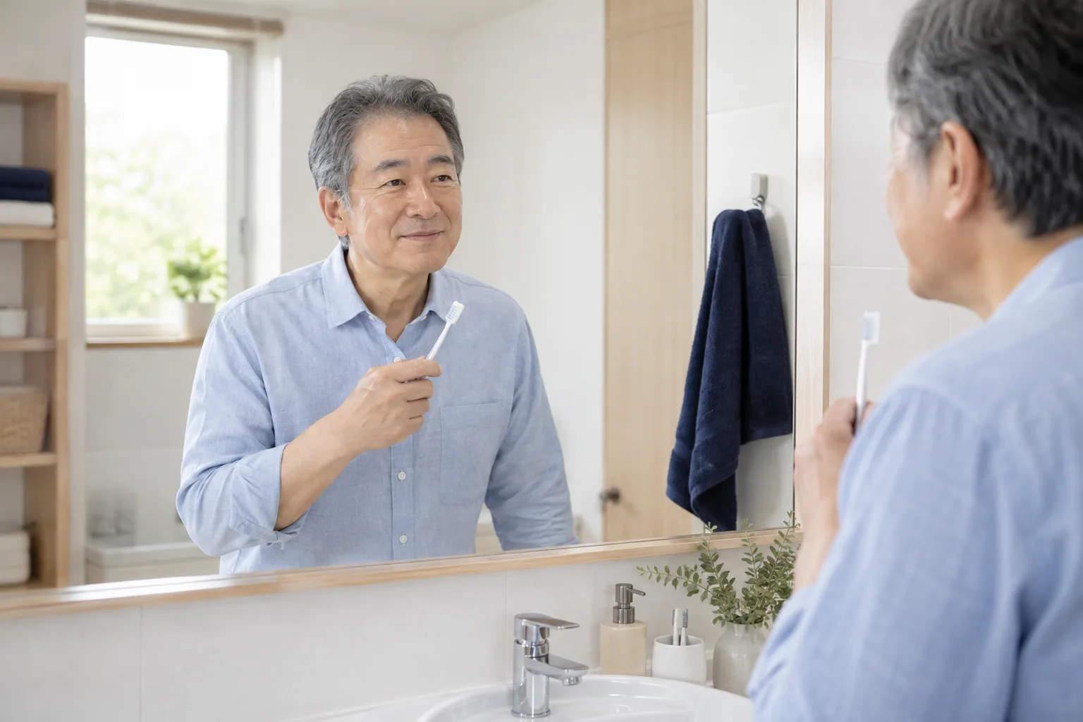 일상 속 구강관리를 설명하는 생활 이미지